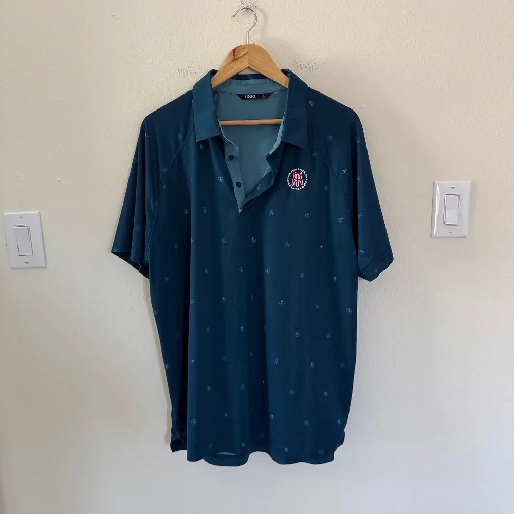UNRL Barstool Sports Performance Polo Men's XL Blue Golf Casual